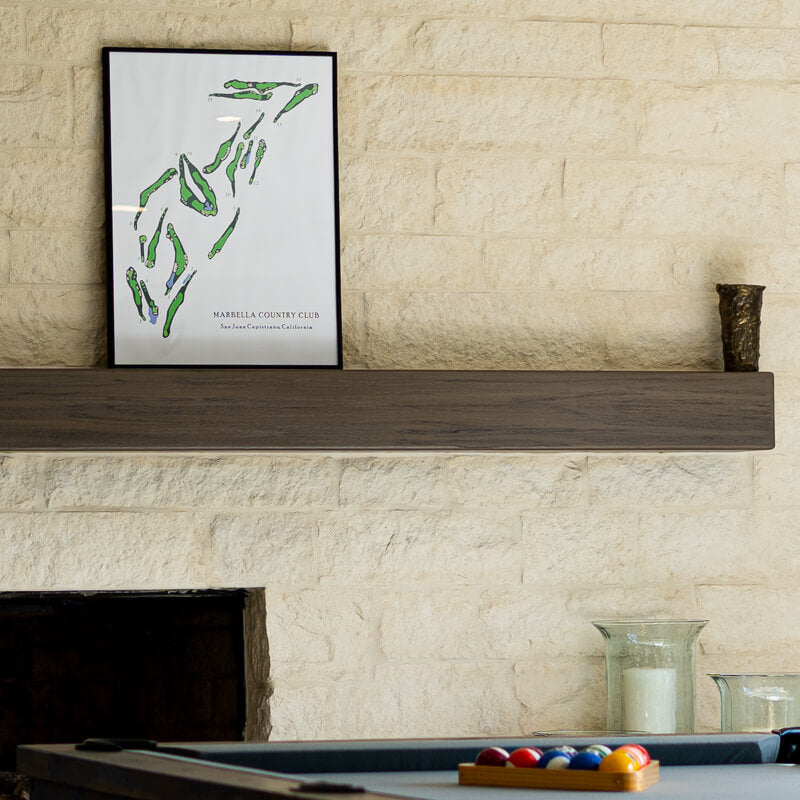 Framed Custom Map by Golf Daddy