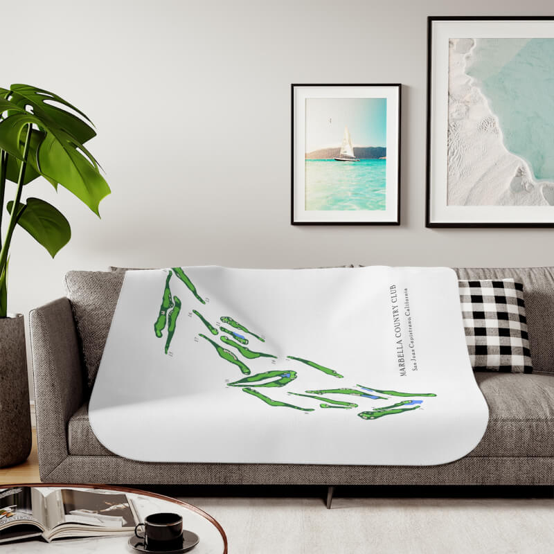 Blanket Custom Map by Golf Daddy