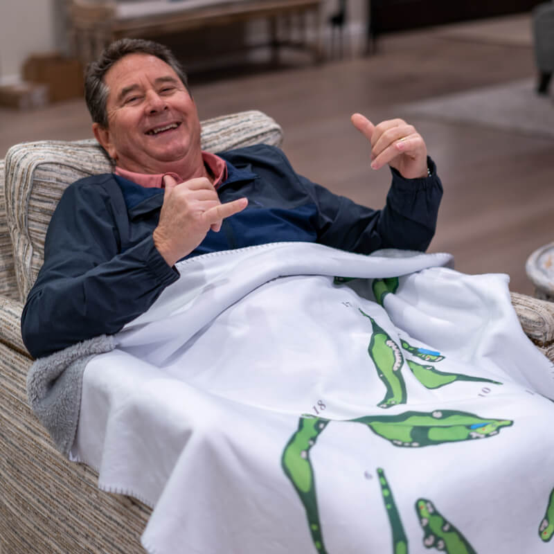 Blanket Custom Map by Golf Daddy