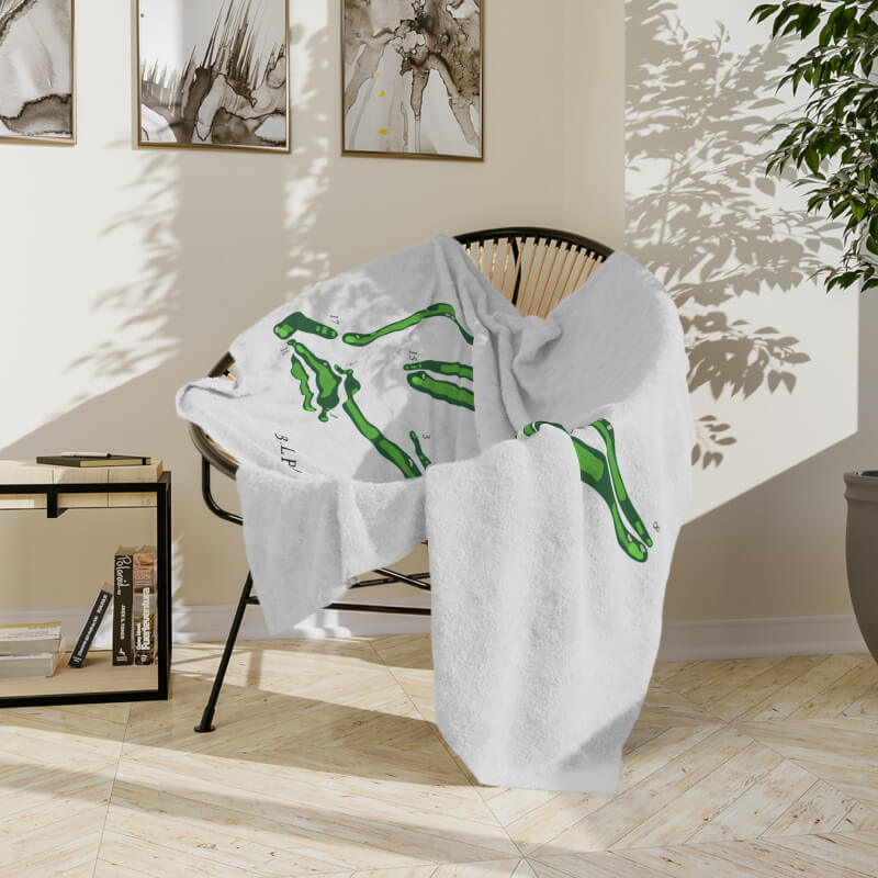 Blanket Custom Map by Golf Daddy
